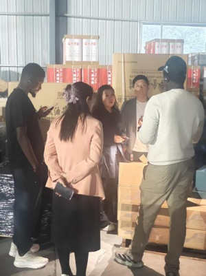 La Ĉefa Distribuisto de Aŭtopartoj de Senegalo GKP Vizitas Magazenon: Mendoj Pograndaj HOWO & SHACMAN Rezervaj Pecoj kun Tuja Sendado