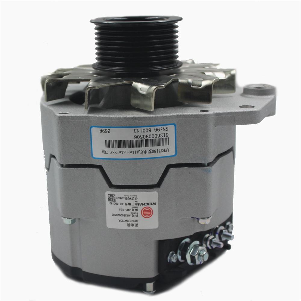 612600090506 Kamiono WD615 WP10 motorpartoj alternatoro por Weichai Sinotruck Shacman